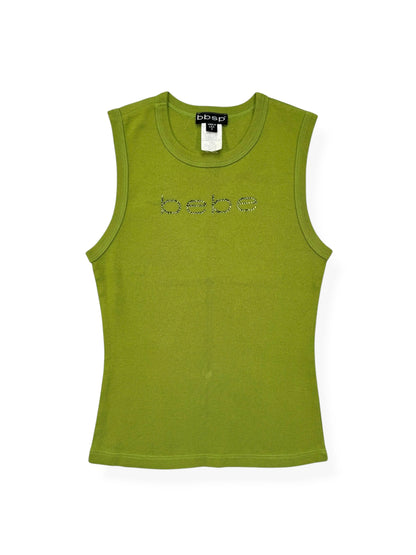 Green Bebe Tank ♡ S