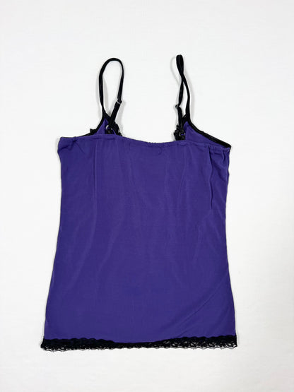 Purple Lace Up Cami ♡ Size M
