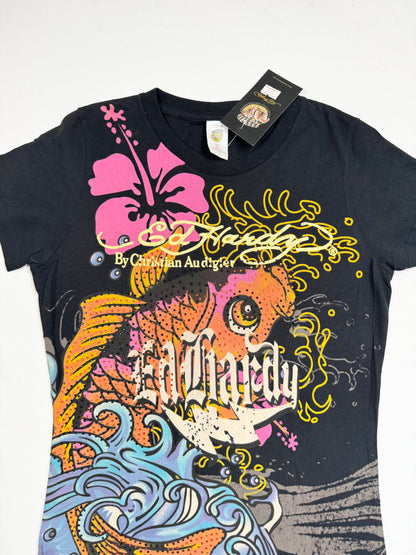 Ed Hardy Hibiscus Tee ♡ M