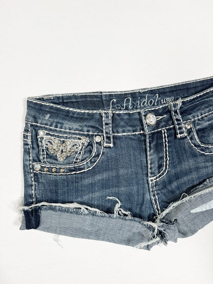 LA IDOL Studded Mini Shorts