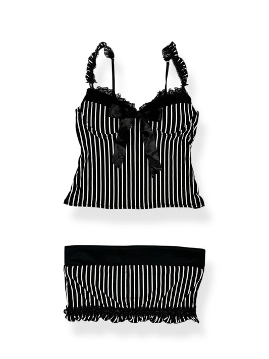 Cornflake Pinstripe Cami Set ♡ XS
