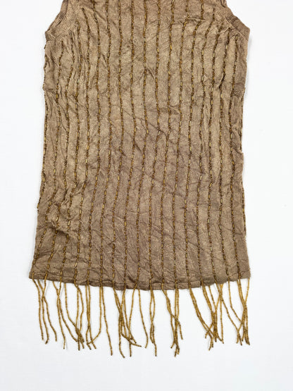 Fringe Beaded Cami ♡ XS