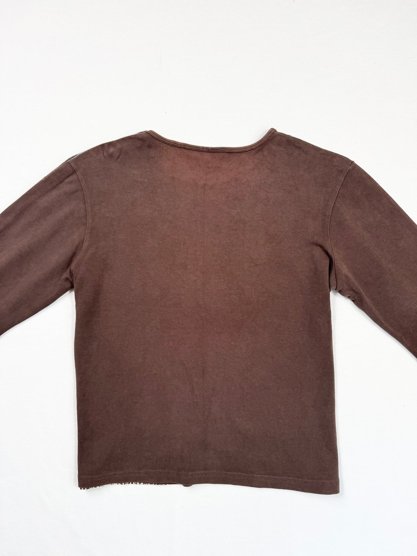 DKNY Brown Long Sleeved Top ♡ M