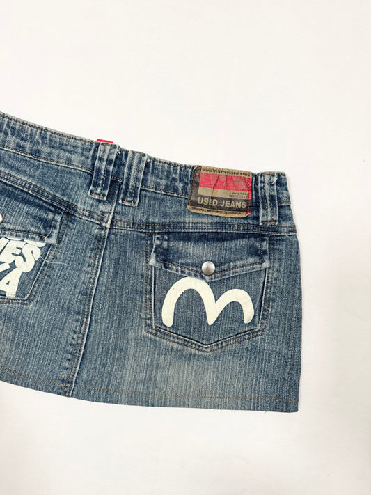 Denim Mini Skirt