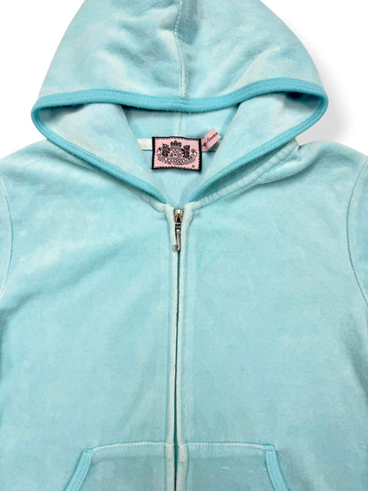 Blue Juicy Couture Zip Up Hoodie ♡