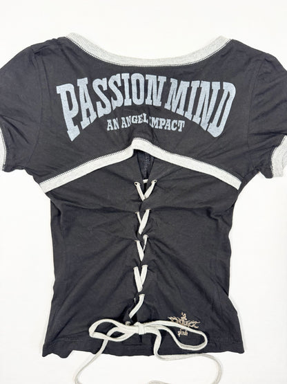Lace Up Back Tee ♡ Size XS