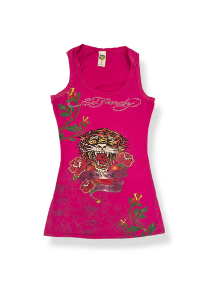 Pink Ed Hardy Tank ♡ S