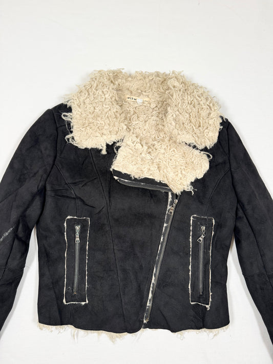 Cropped Moto Jacket