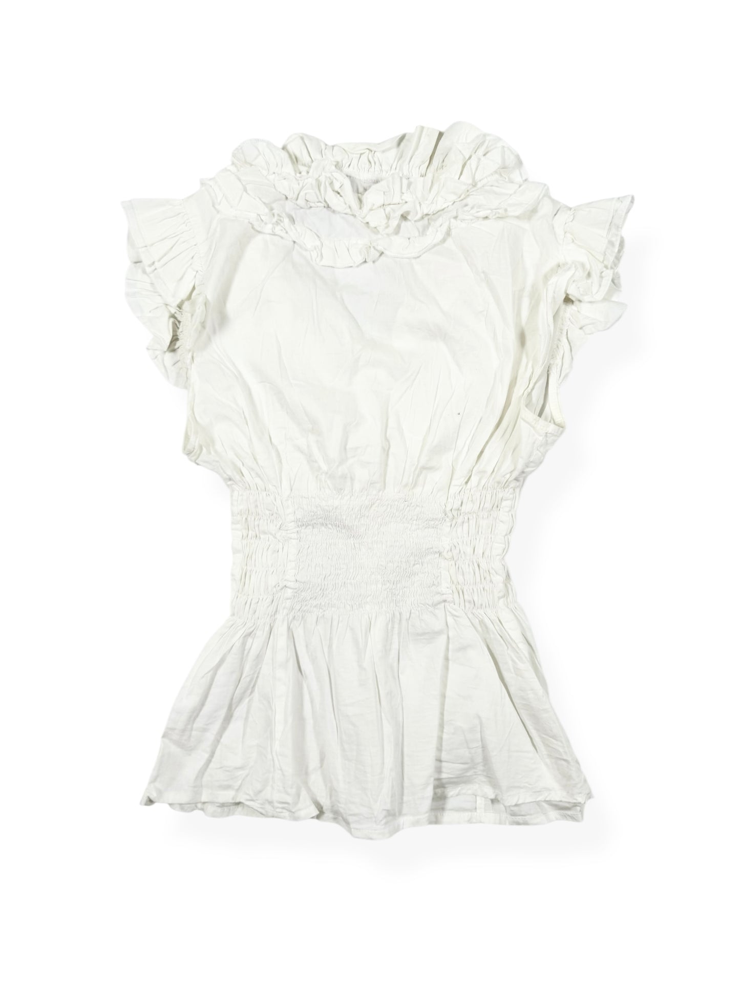Vixen Ruffle Button Up