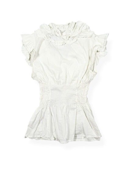 Vixen Ruffle Button Up