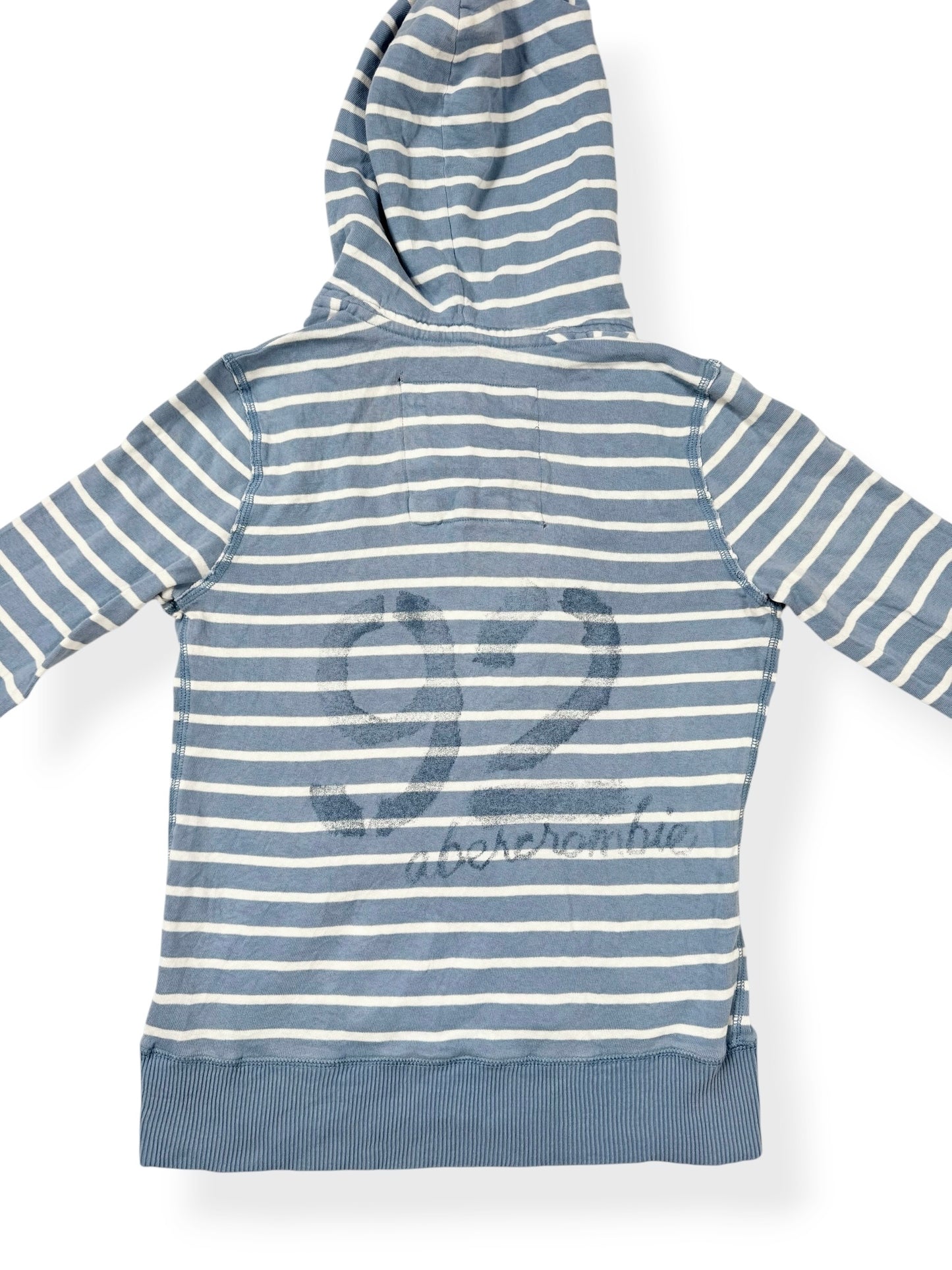 Abercrombie Blue Striped Hoodie ♡ M