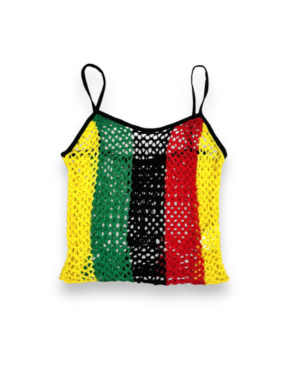 Rasta Crochet Cami