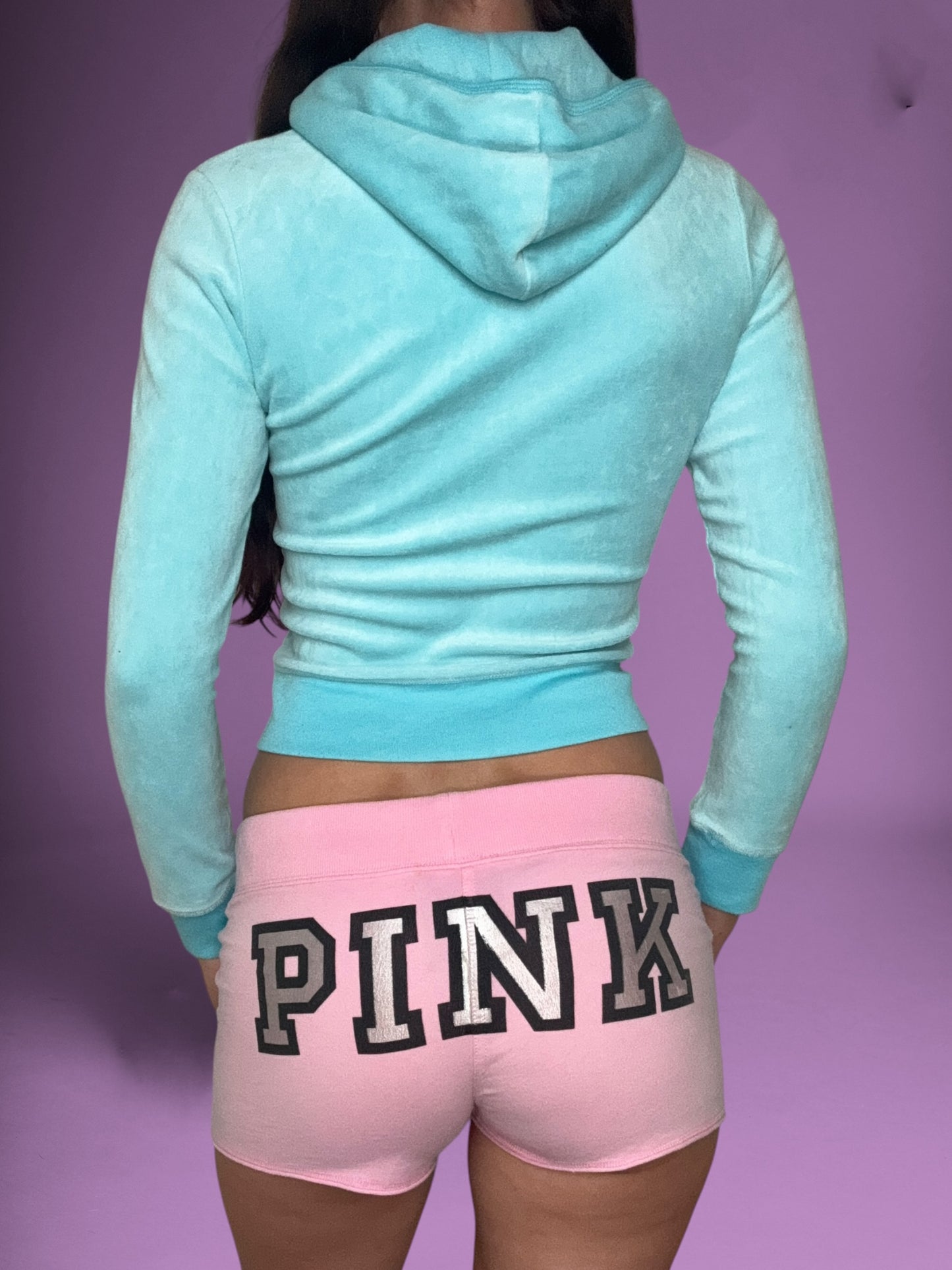 Blue Juicy Couture Zip Up Hoodie ♡