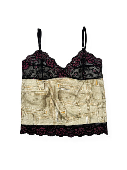 Denim Print Cami