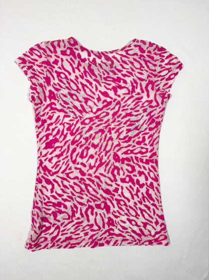 Pink Leopard Mcbling Tee ♡ Size S