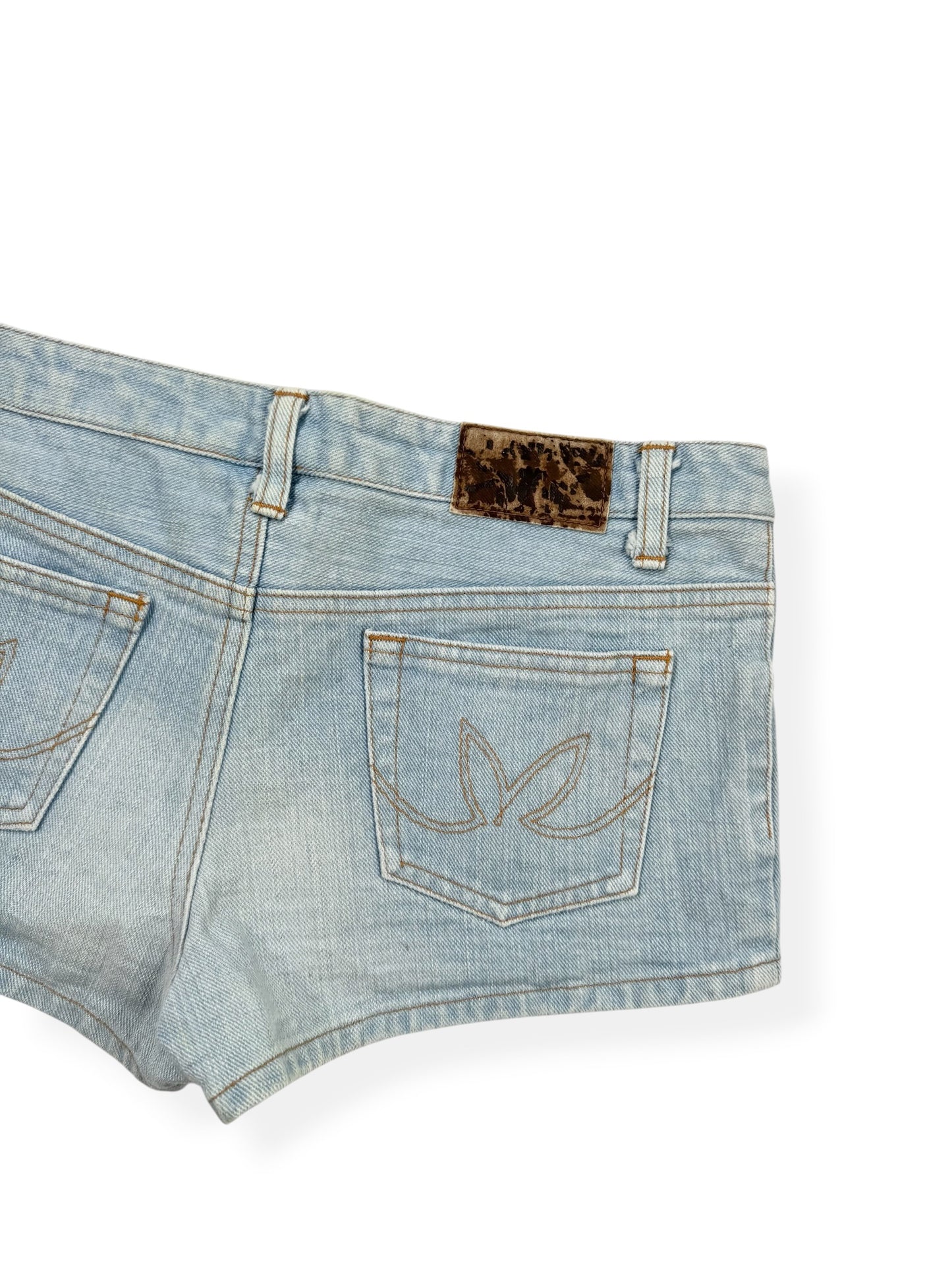 Playboy Lightwash Denim Shorts ♡ XS