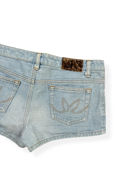 Playboy Lightwash Denim Shorts ♡ XS