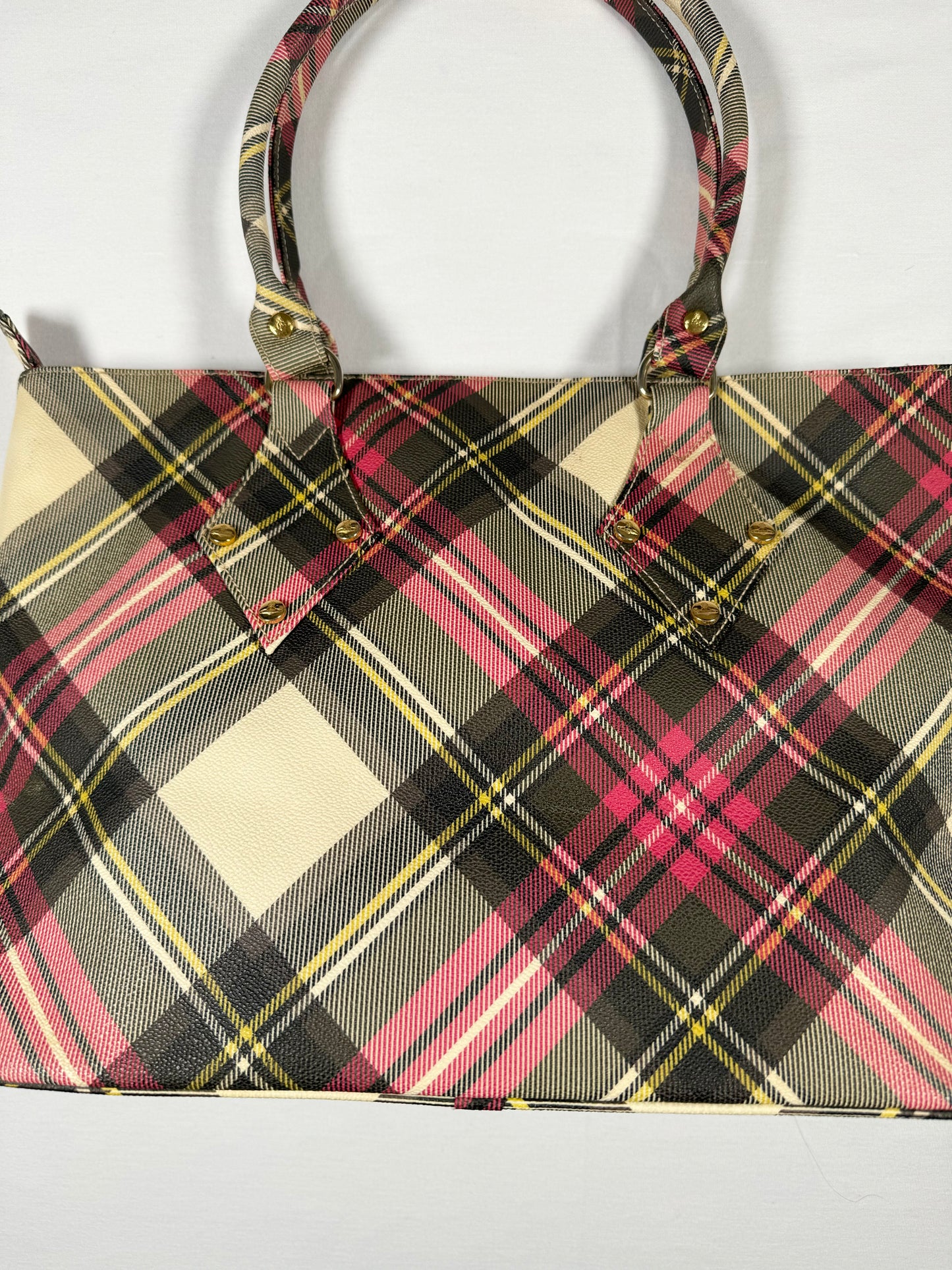 Vivienne Westwood Tartan Orb Tote