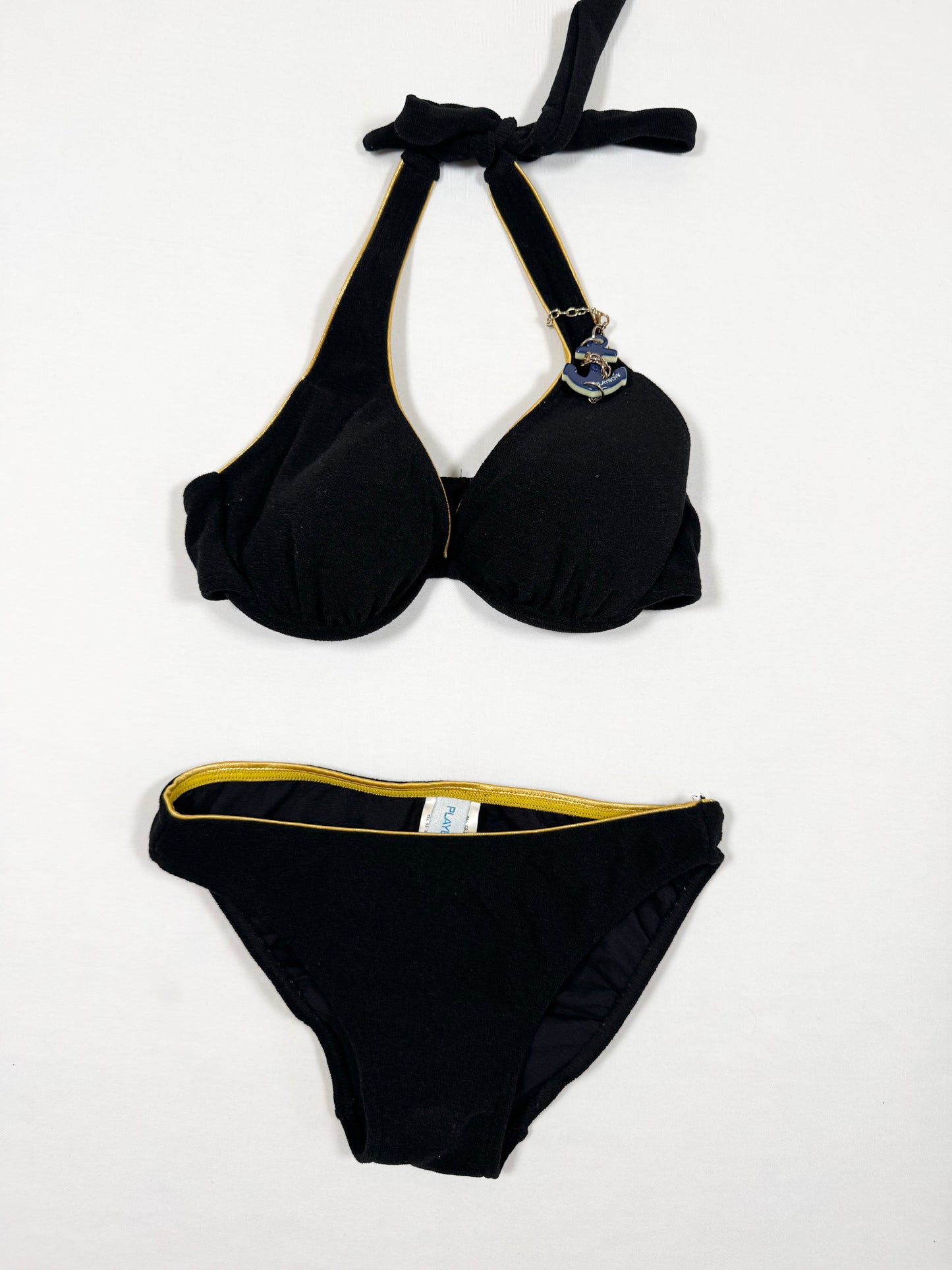 Playboy Anchor Bikini & Skirt Set ♡ Size XS