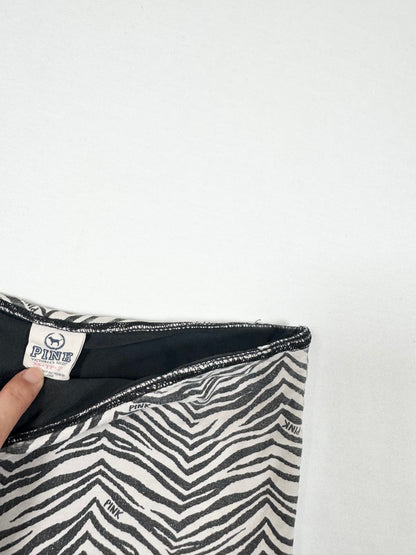 PINK Zebra Fold Over Shorts ♡ Size XS