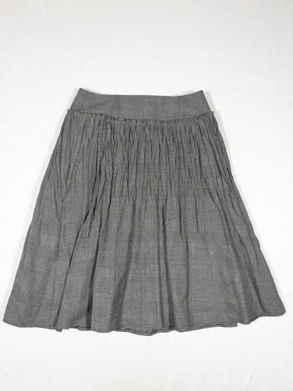 Glitter Plaid Midi Skirt ♡ Size XXS