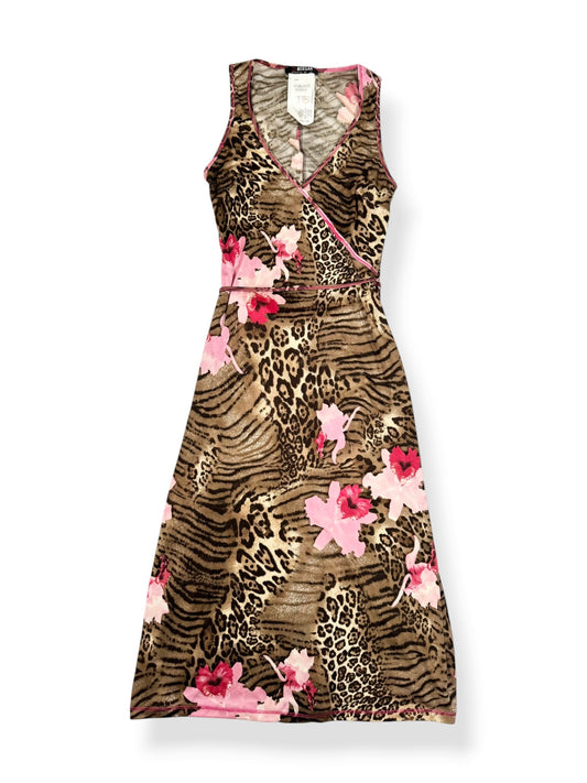 Morgan De Toi Flower & Animal Print Dress ♡ S