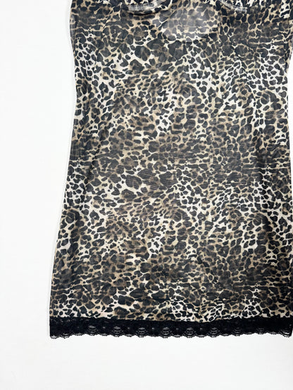 Leopard Rosebud Cami ♡ Size S