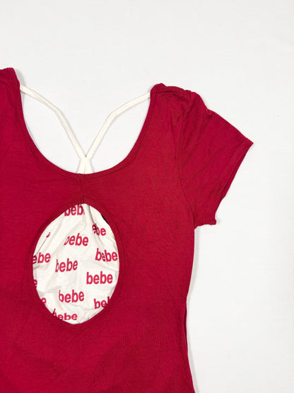 Bebe Cutout Tee ♡ Size S