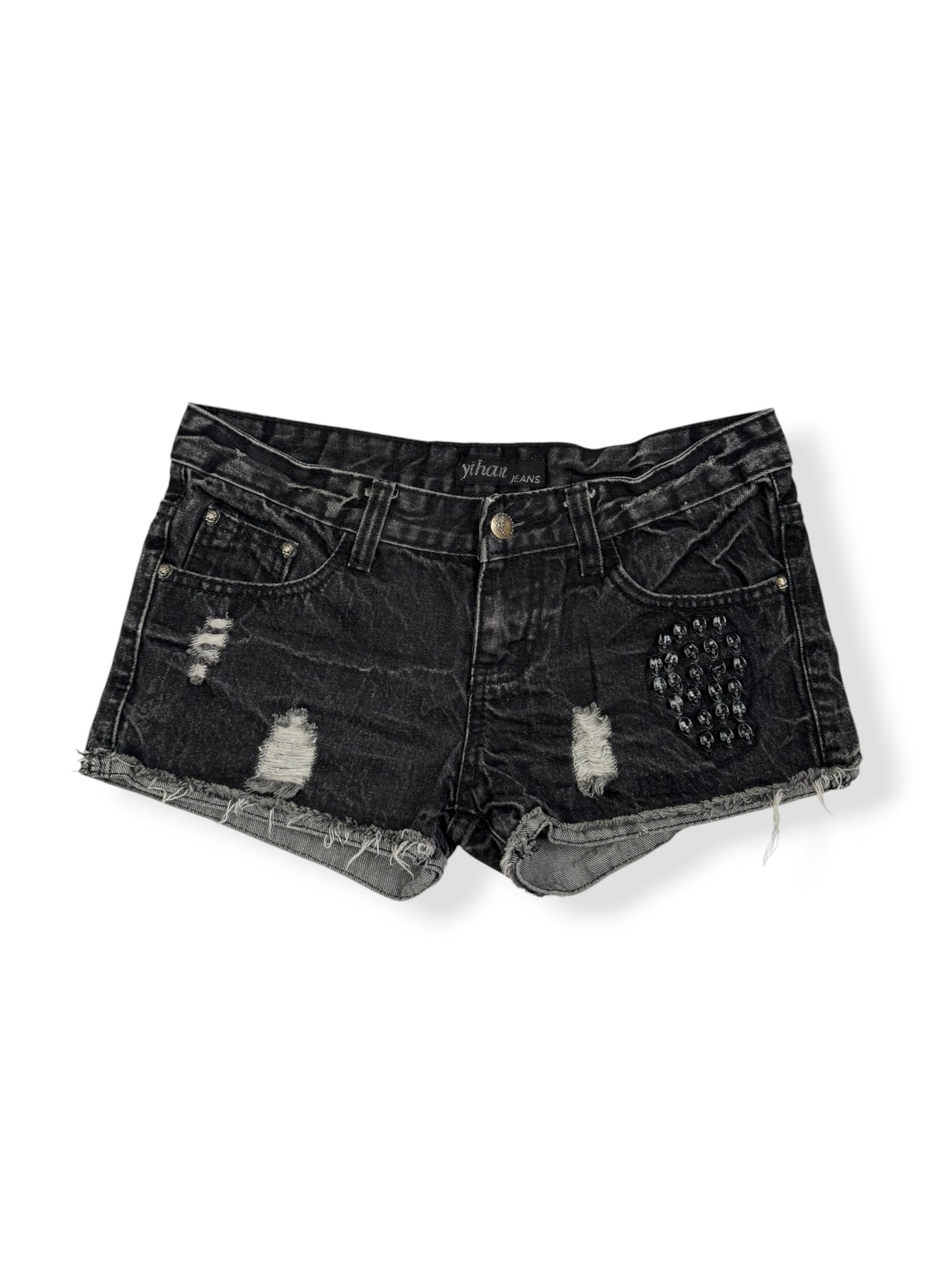 Skull Studded Mini Shorts ♡ XS/S