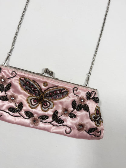 Vintage Butterfly Beaded Bag ♡