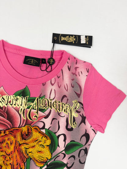 Christian Audigier Leopard Tee ♡ S