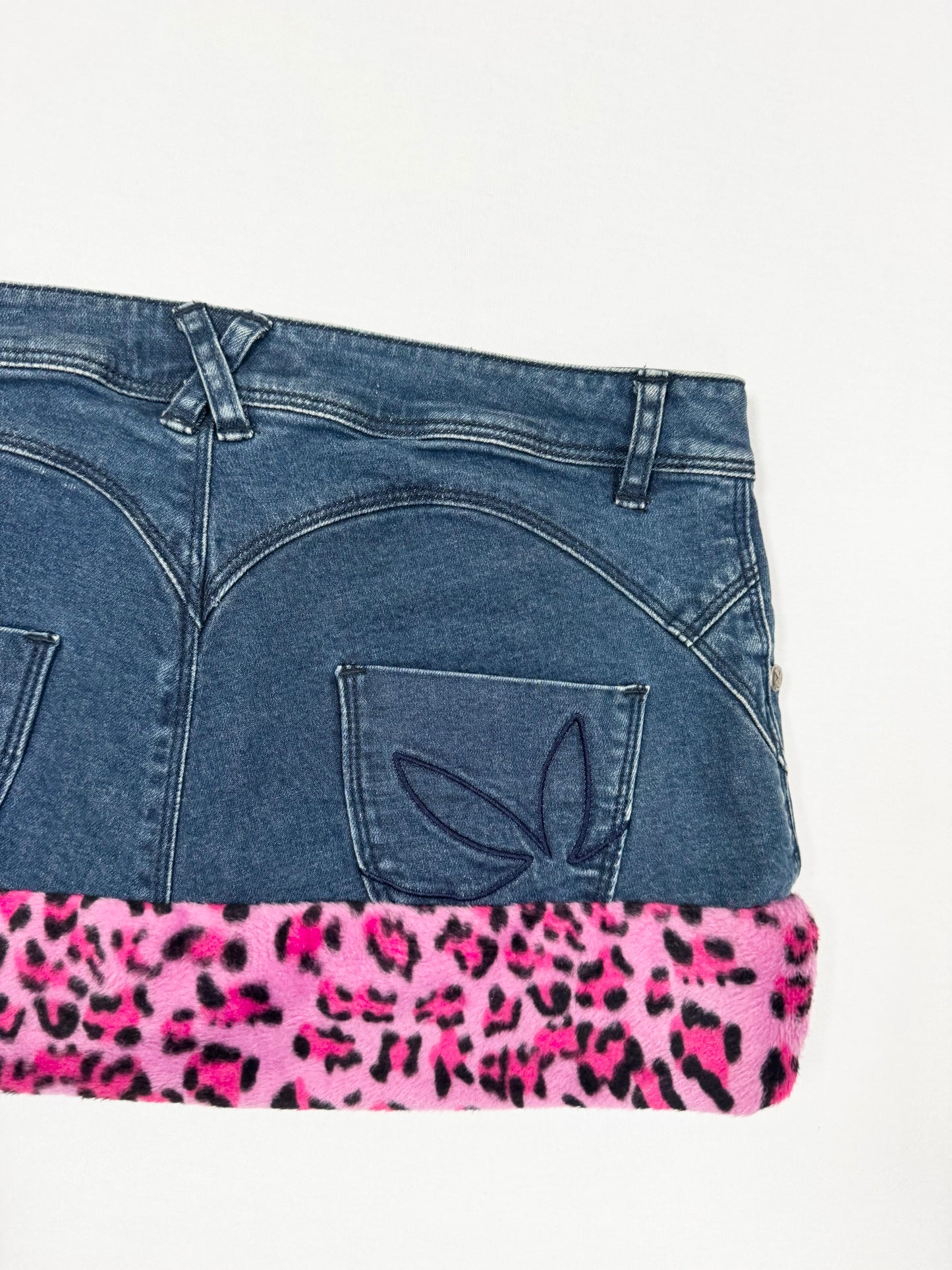 Playboy Leopard Trim Skirt ♡ S