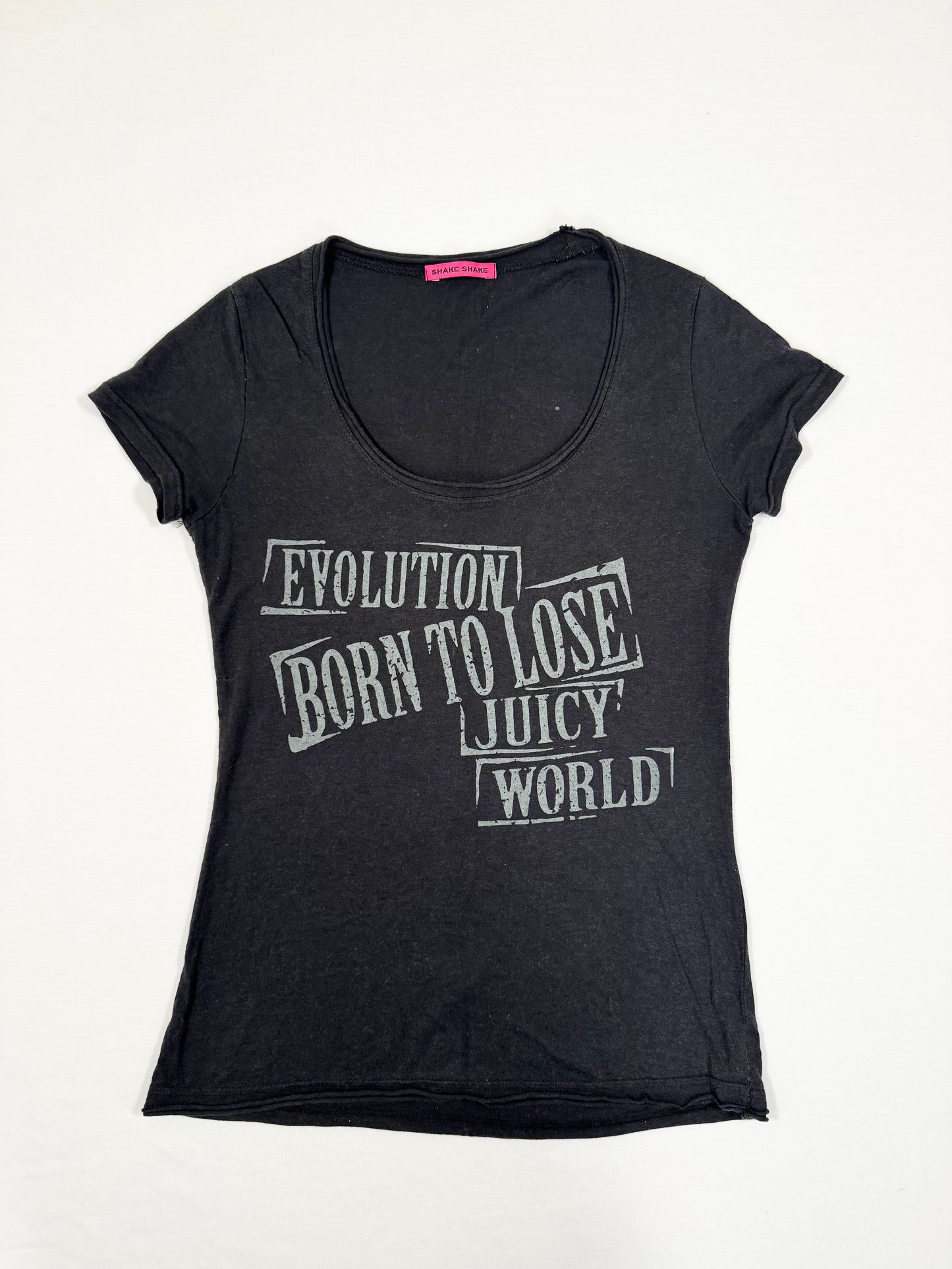 Skull Cut Out “Born To Lose” Tee ♡ S
