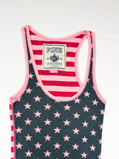 PINK Star & Striped Tank ♡ XS