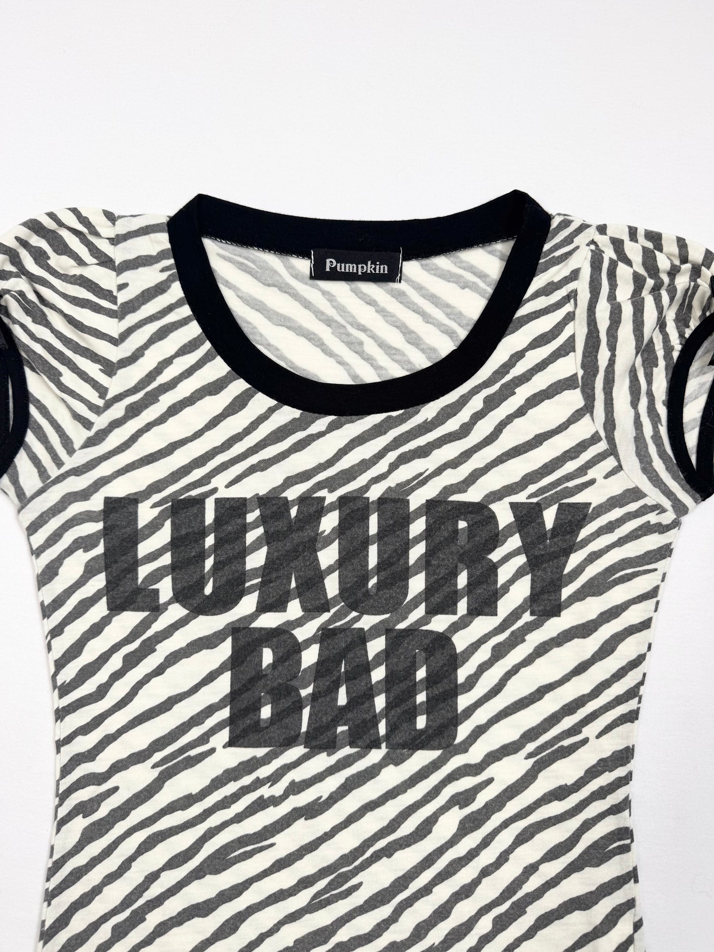 Zebra “Luxury Bad” Tee ♡ S