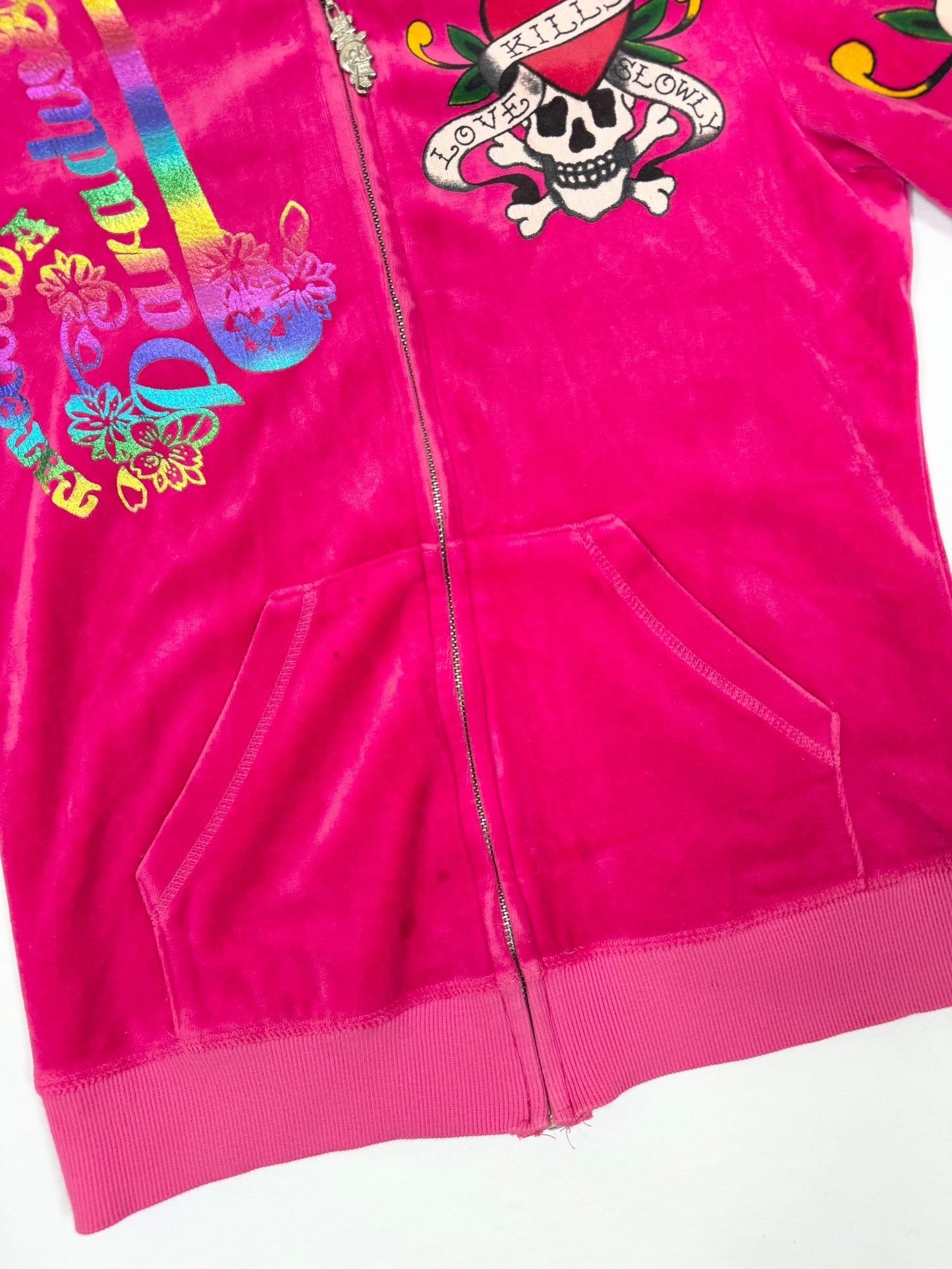 Pink Ed Hardy Tracksuit ♡ L/XL