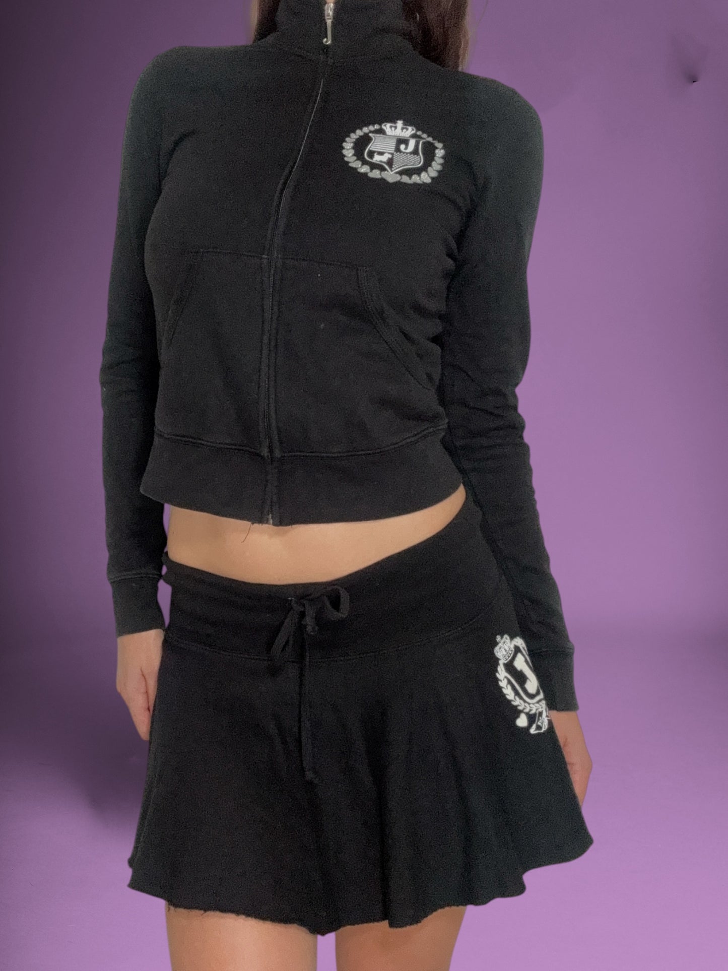 Juicy Couture Skirt & Zip Up Set ♡ Size XS/S