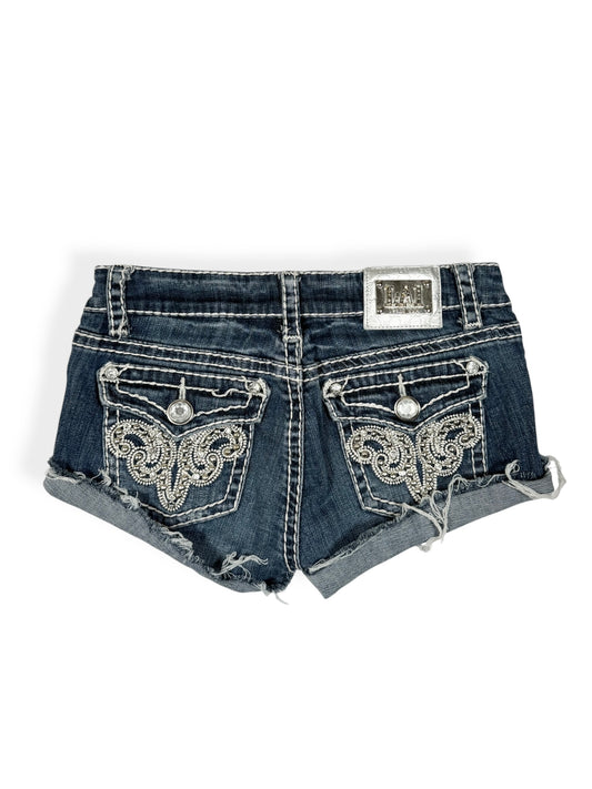 LA IDOL Studded Mini Shorts