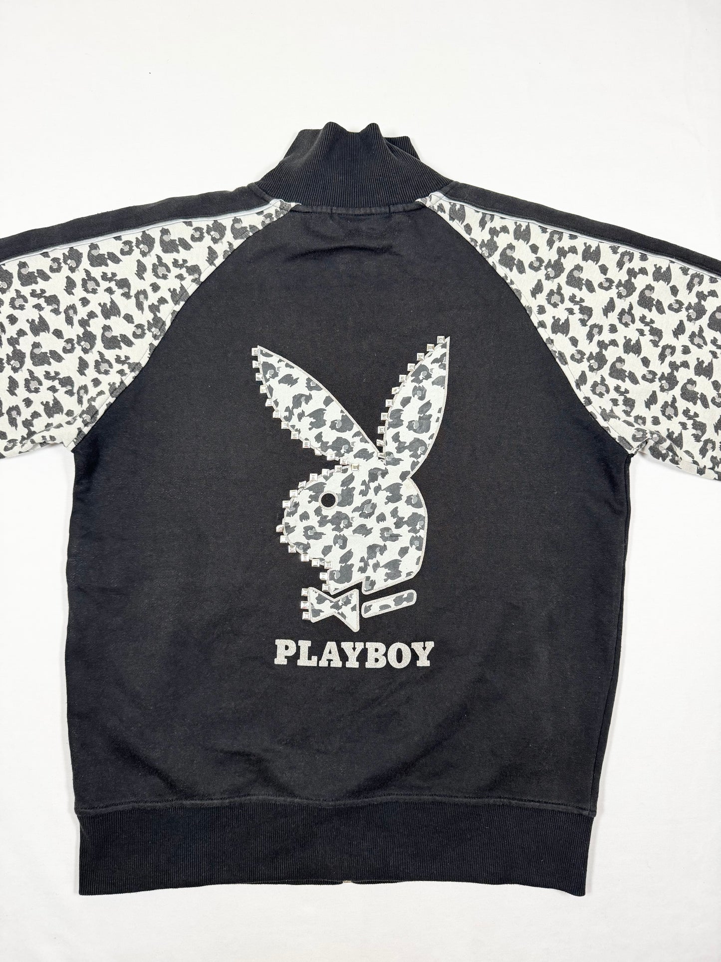 Leopard Playboy Zip Up ♡ Size L