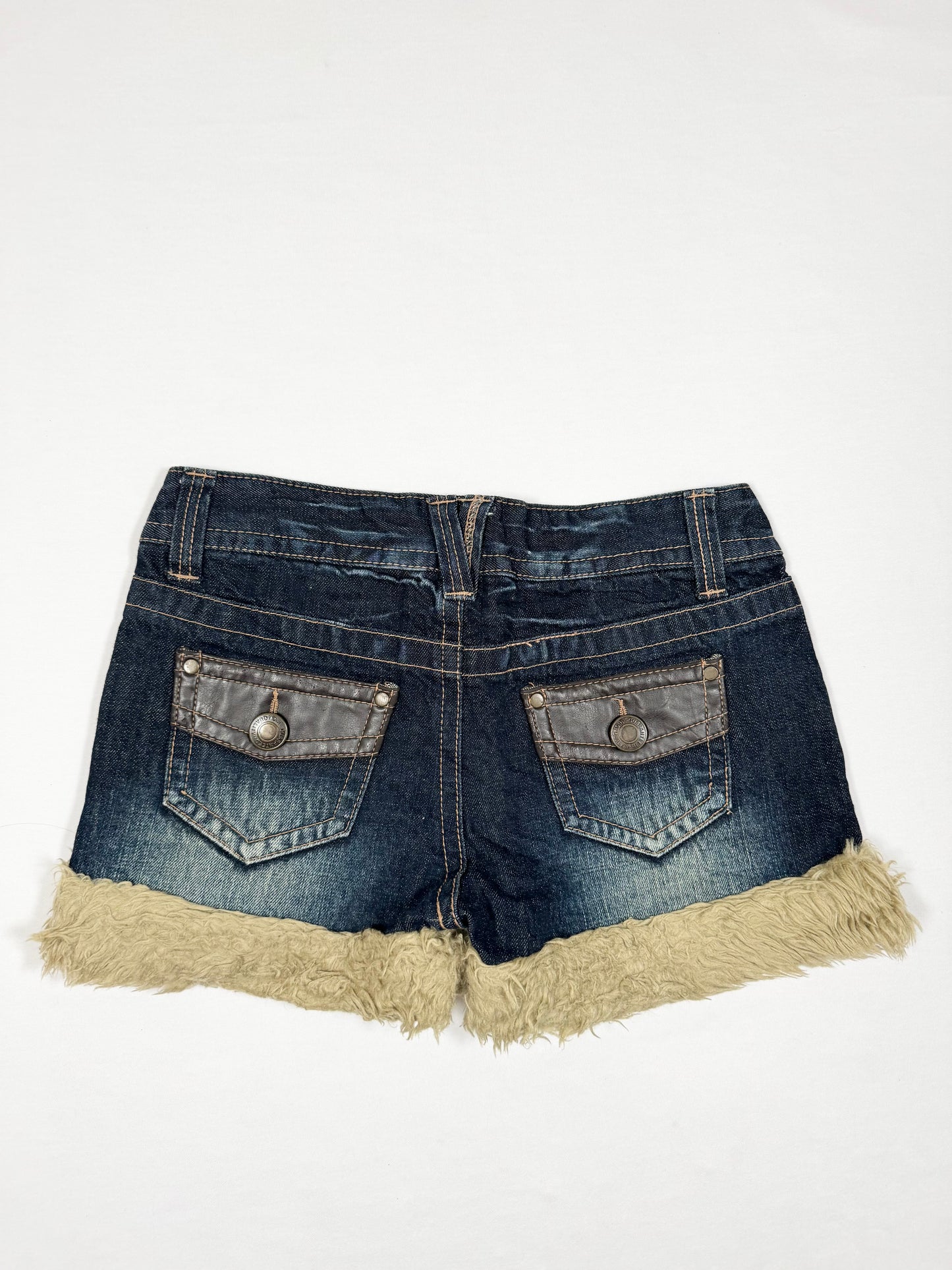 Fur Trim Shorts ♡ Size S
