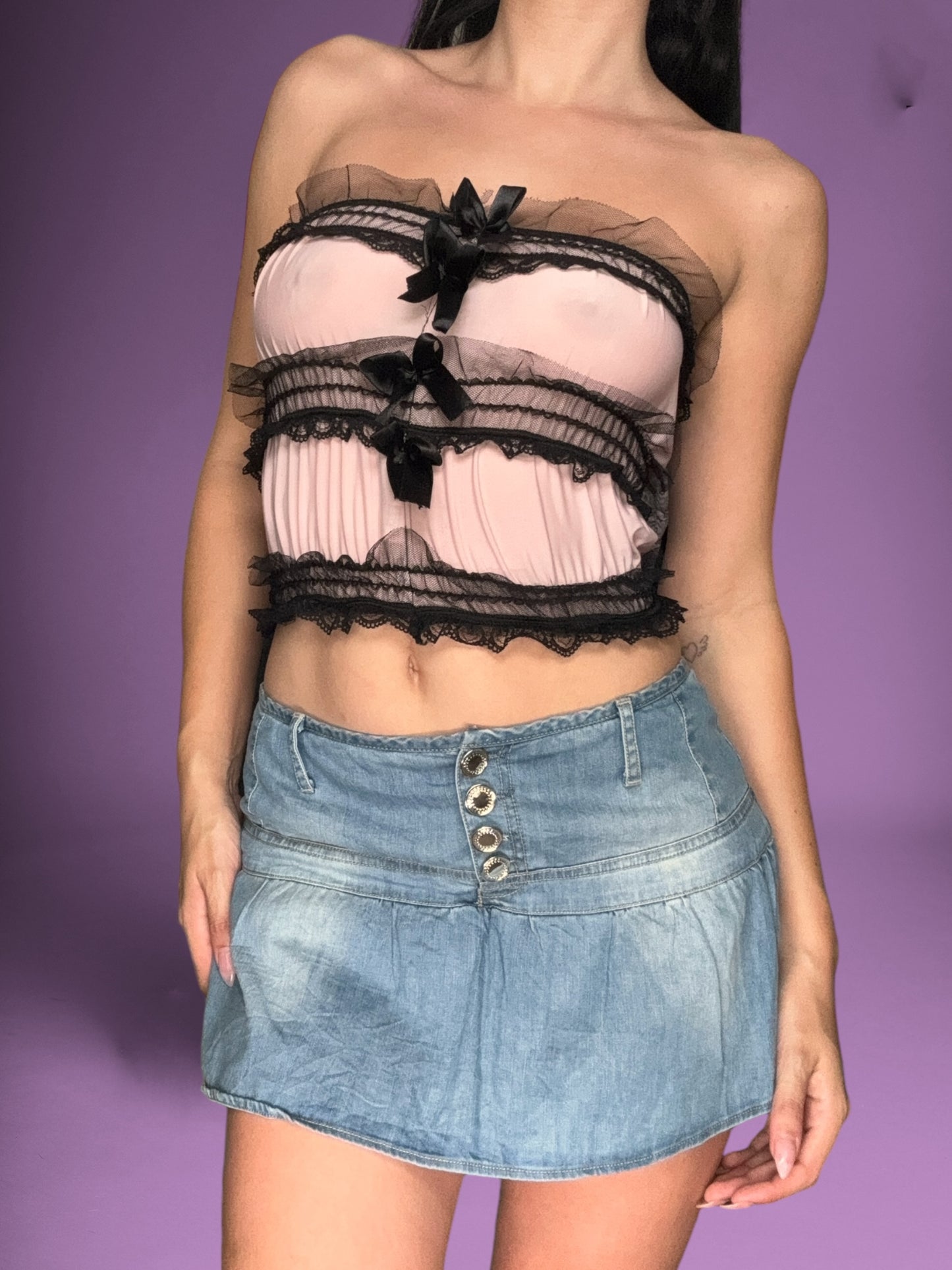 Ruffled Tube Top/Skirt