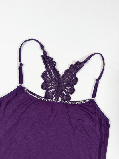 Butterfly Purple Cami ♡ Size S