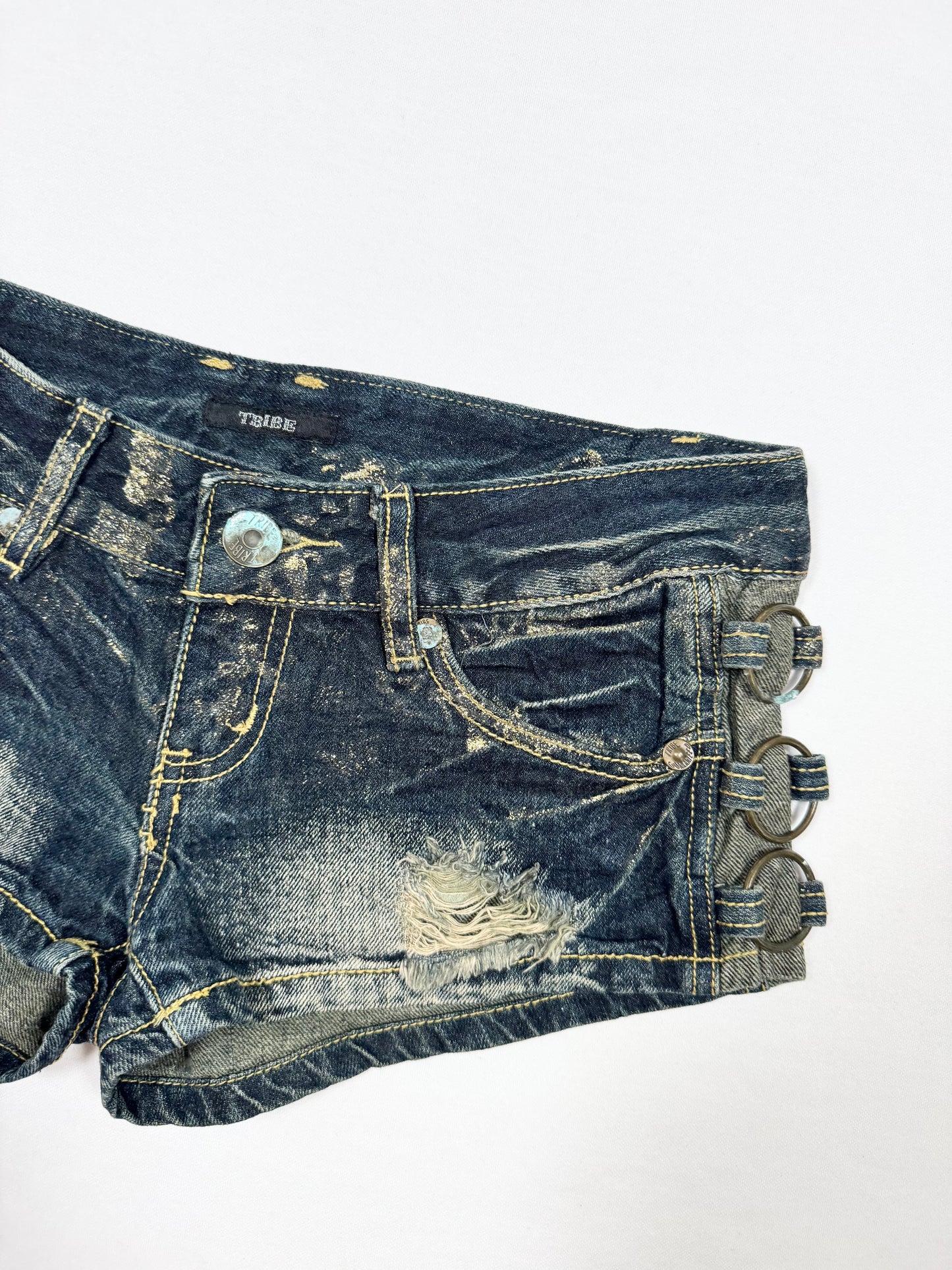 O-ring Glitter Shorts ♡ Size S