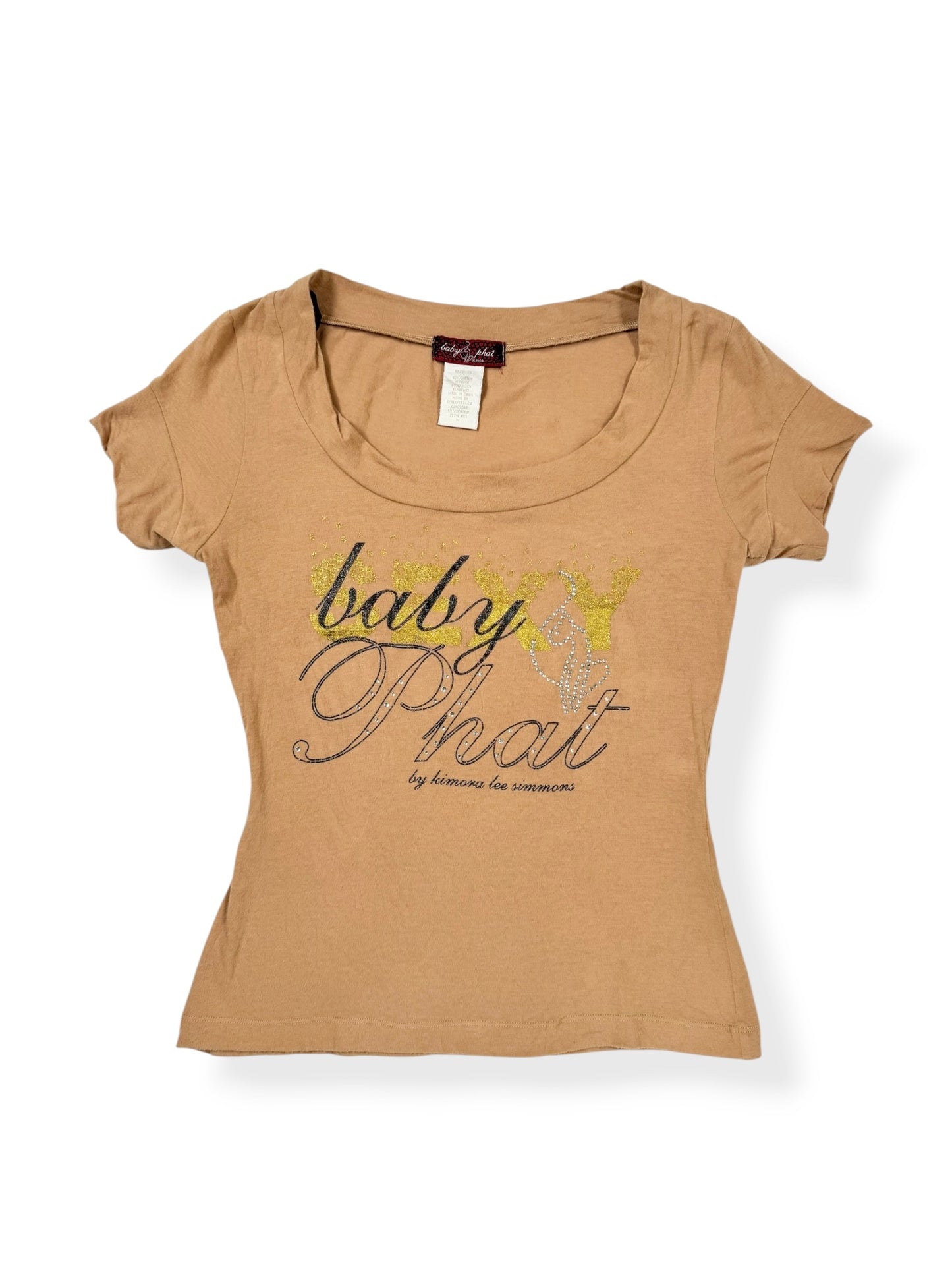 Tan Baby Phat Tee ♡ M