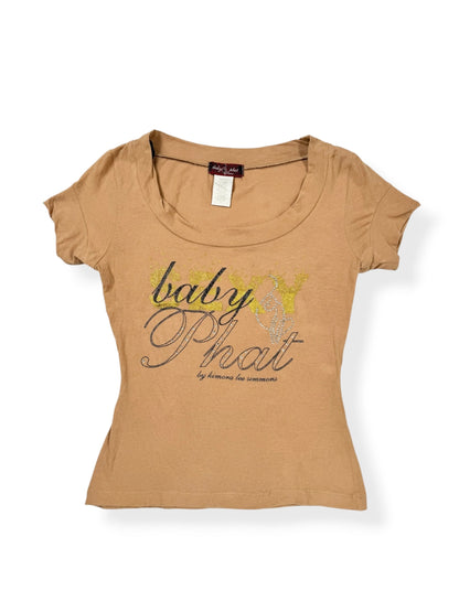 Tan Baby Phat Tee ♡ M
