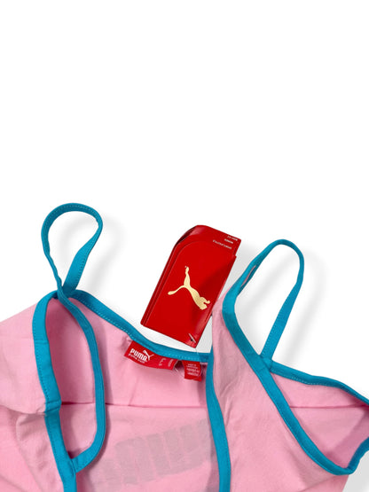 Pink & Blue Puma Tank ♡ M