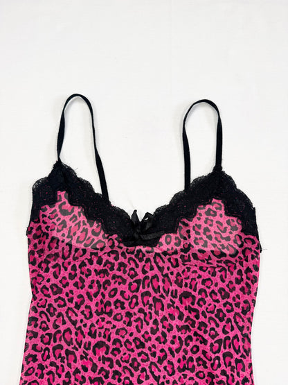 Pink Leopard Cami ♡ S