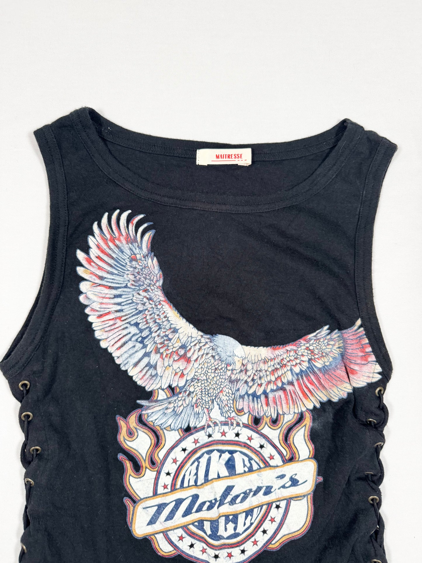 Lace Up Sides Motor Tank ♡ Size S