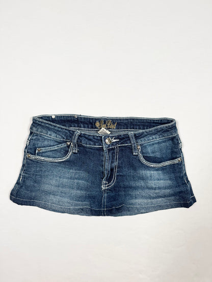 Diamanté Cross Mini Skirt ♡ Size S