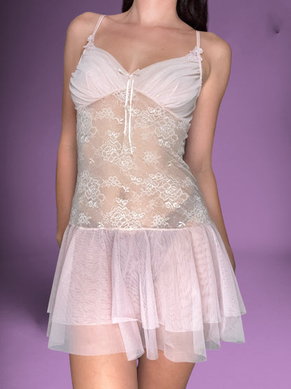 Pink Micromesh Princess Dress